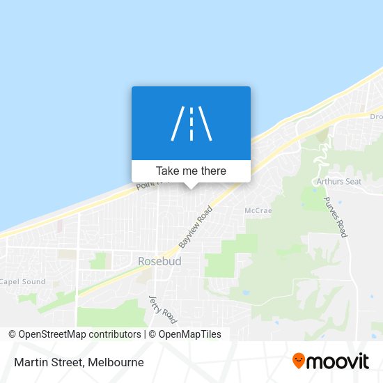 Martin Street map
