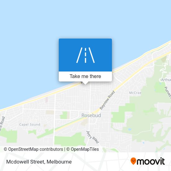 Mcdowell Street map