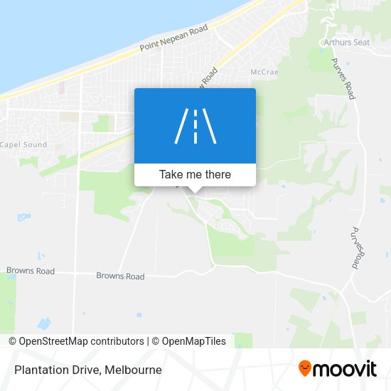 Plantation Drive map
