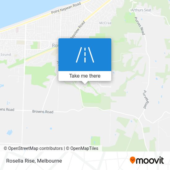 Rosella Rise map