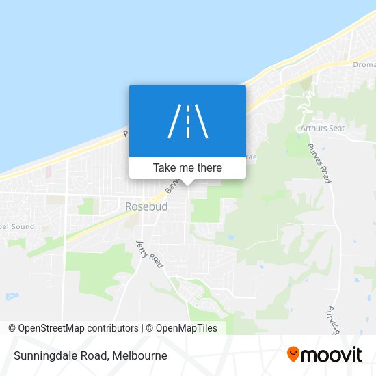 Sunningdale Road map