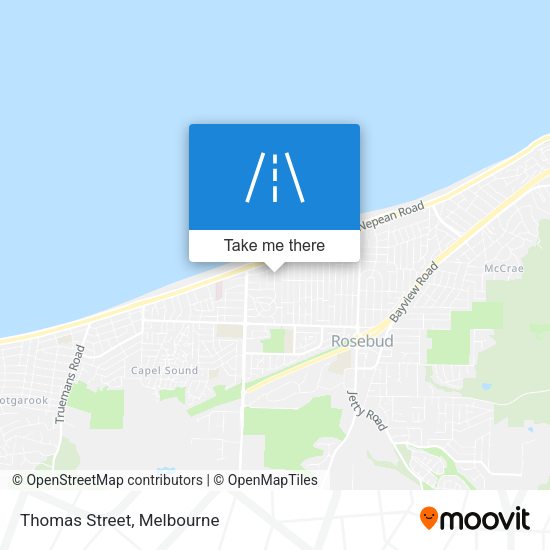 Thomas Street map