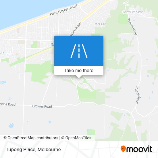 Tupong Place map