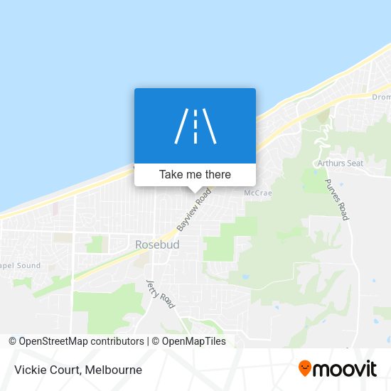 Vickie Court map