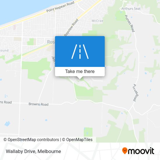 Wallaby Drive map