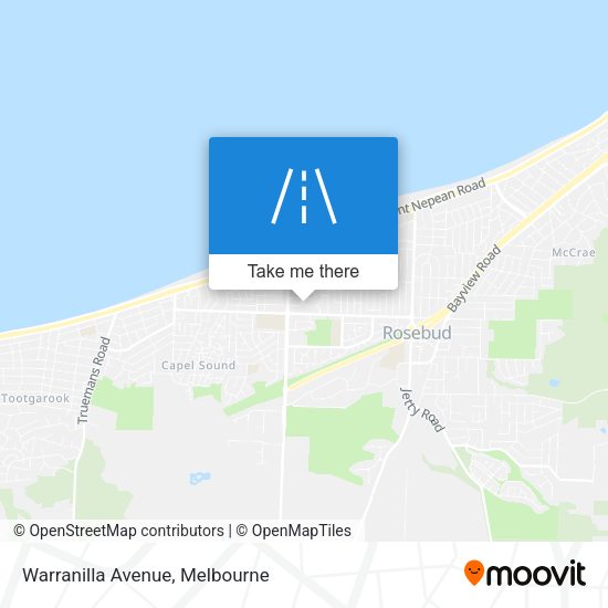 Warranilla Avenue map
