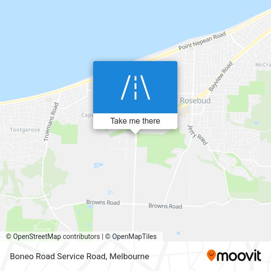 Boneo Road Service Road map