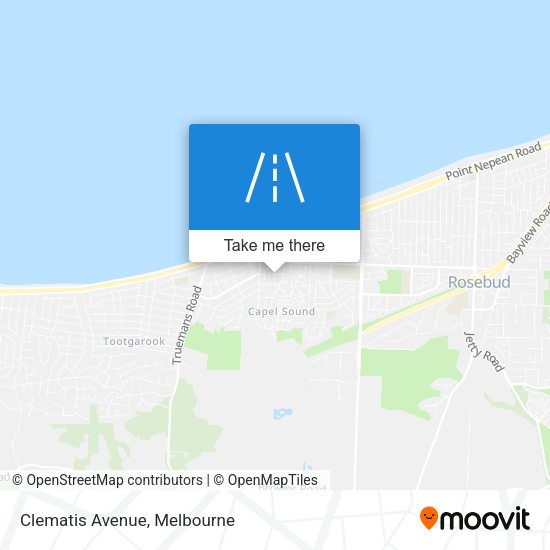 Clematis Avenue map