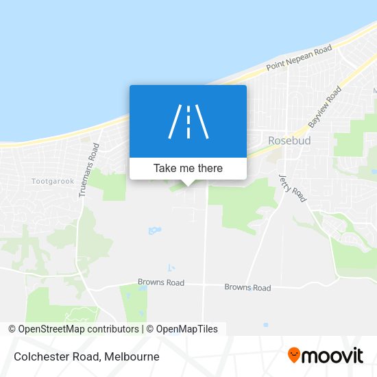 Colchester Road map
