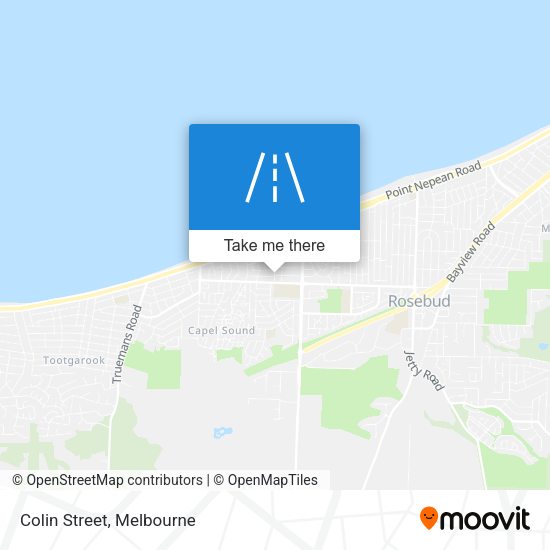 Colin Street map