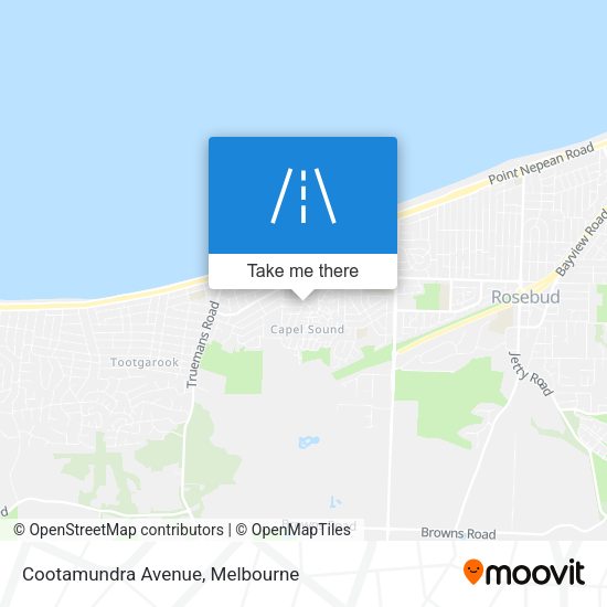 Cootamundra Avenue map
