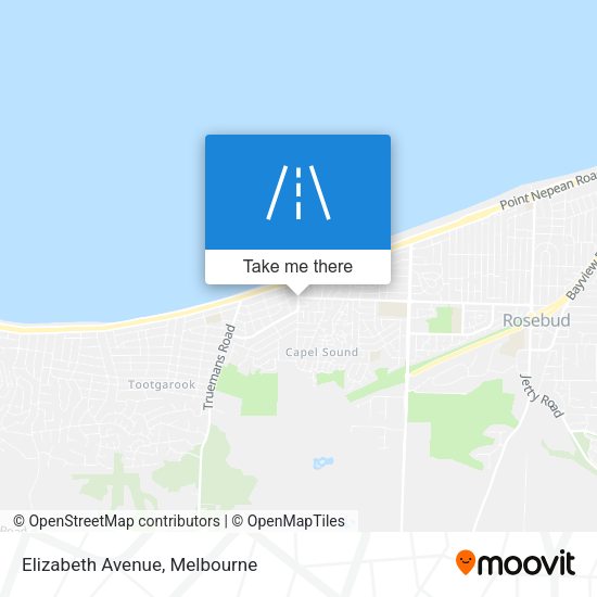 Elizabeth Avenue map