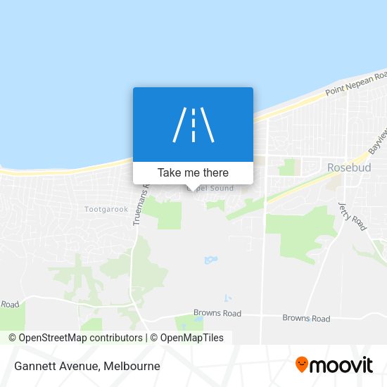 Gannett Avenue map