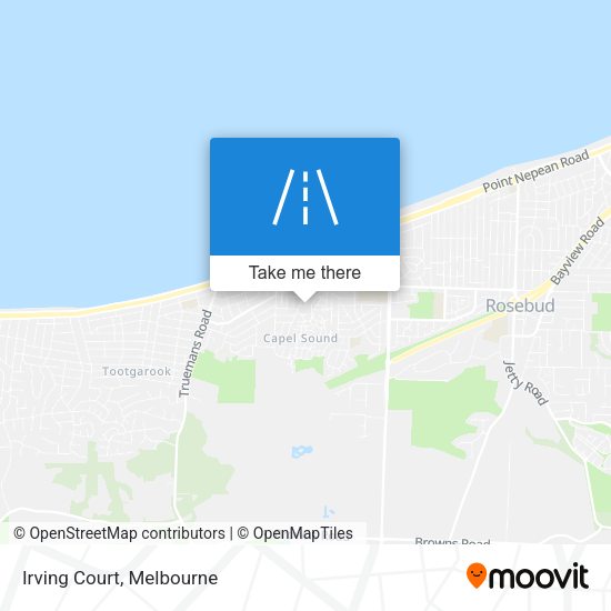 Irving Court map