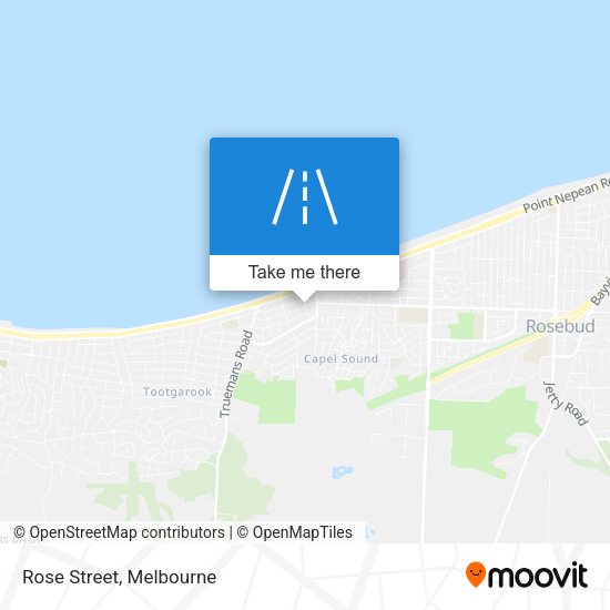 Rose Street map