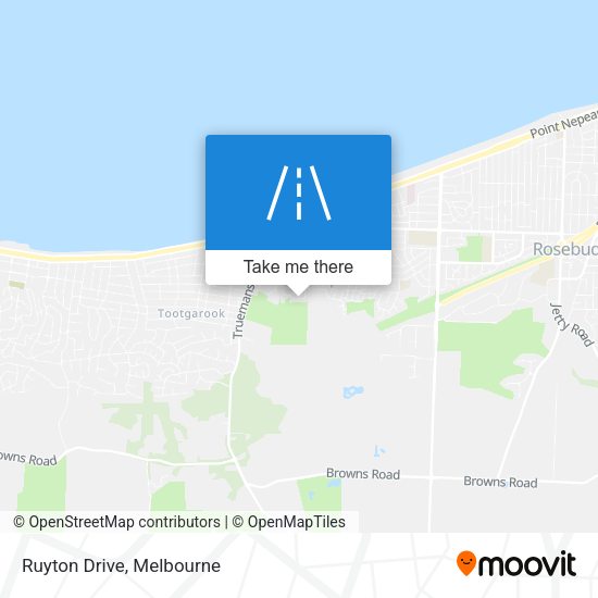 Ruyton Drive map