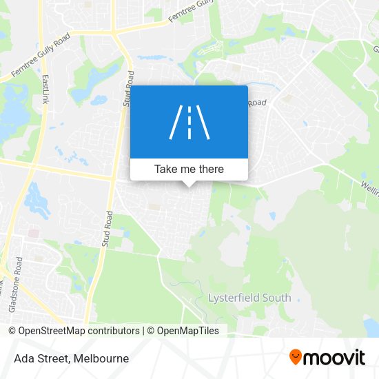 Ada Street map