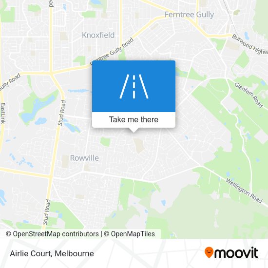 Airlie Court map