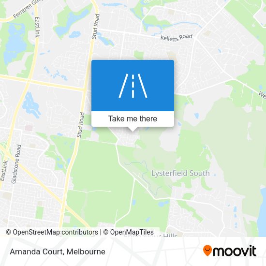 Amanda Court map