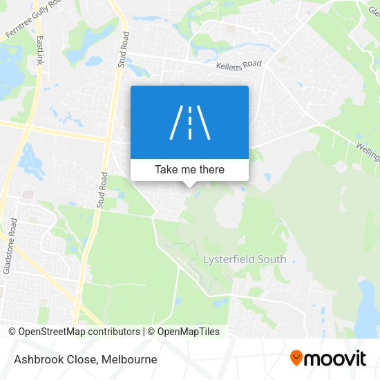 Ashbrook Close map
