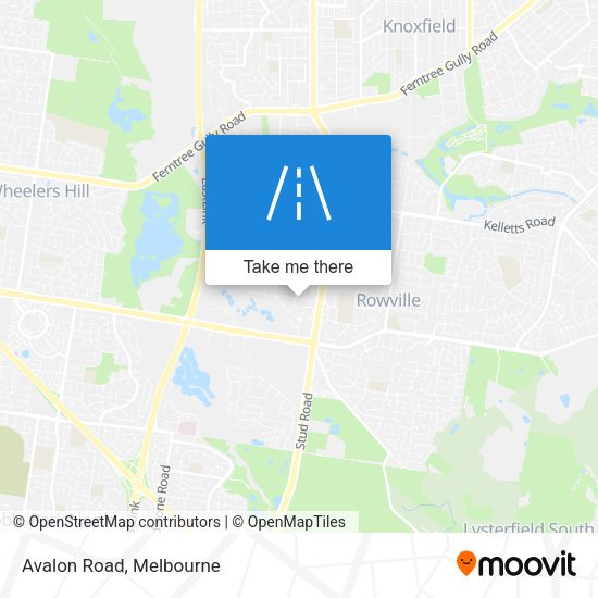Avalon Road map