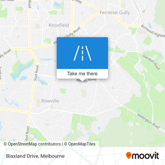 Blaxland Drive map