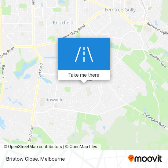 Bristow Close map