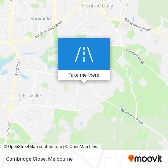 Cambridge Close map