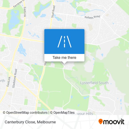 Canterbury Close map