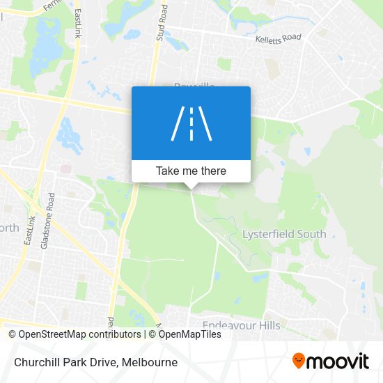 Churchill Park Drive map