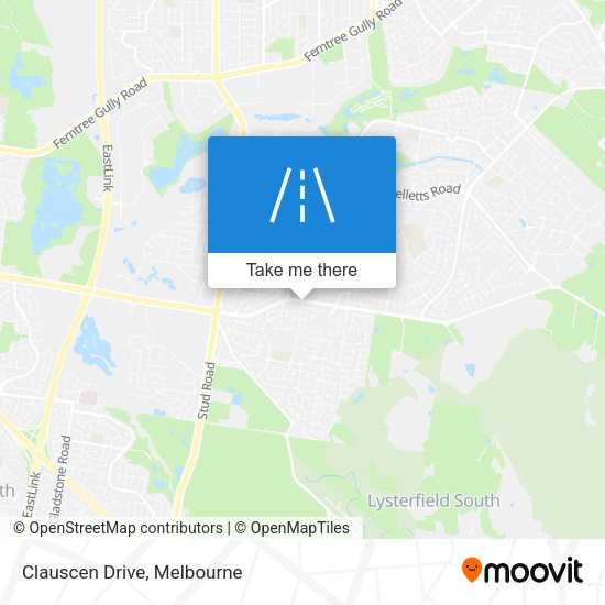 Clauscen Drive map