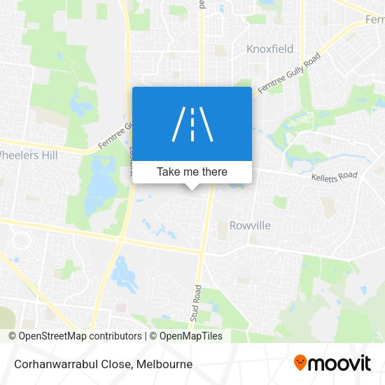Corhanwarrabul Close map