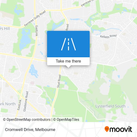 Cromwell Drive map