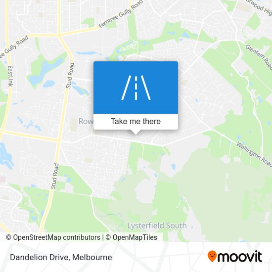 Dandelion Drive map