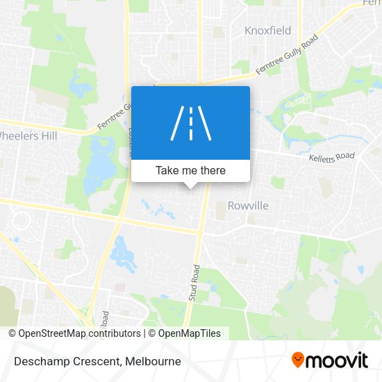 Deschamp Crescent map