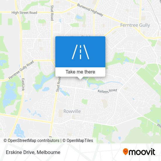Erskine Drive map