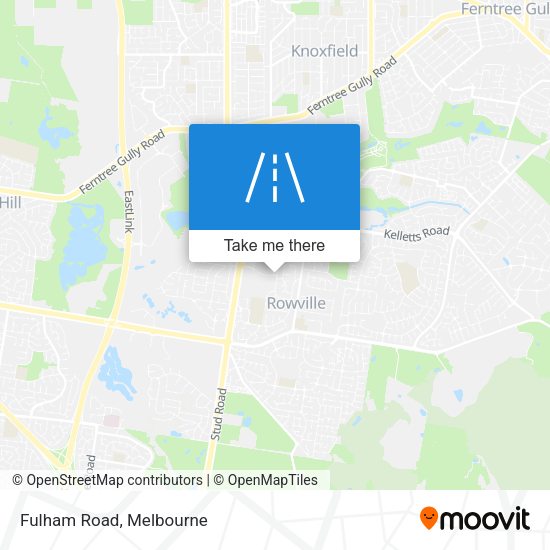 Fulham Road map