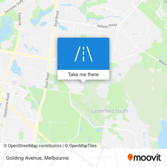Golding Avenue map