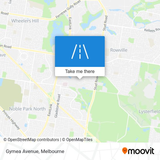 Gymea Avenue map