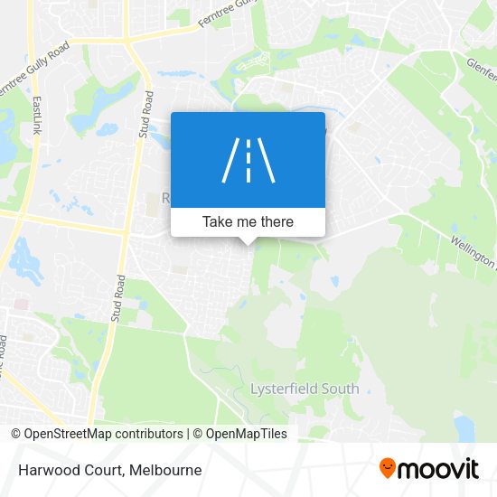 Harwood Court map