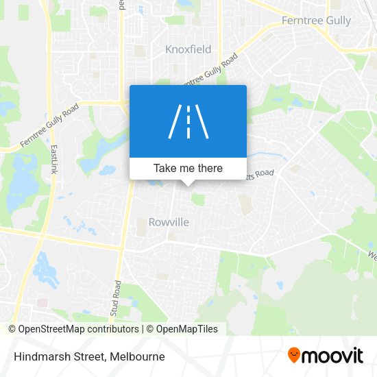 Hindmarsh Street map