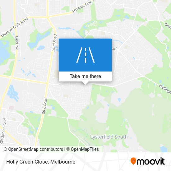 Holly Green Close map