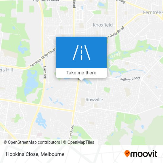 Hopkins Close map