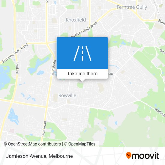 Jamieson Avenue map