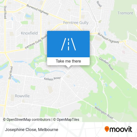 Josephine Close map