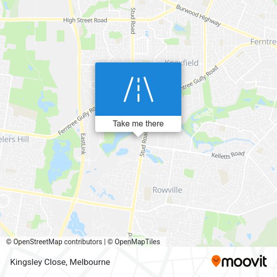 Kingsley Close map