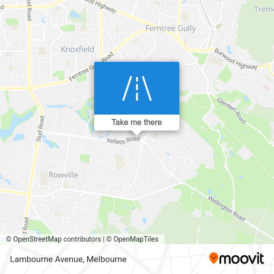 Lambourne Avenue map