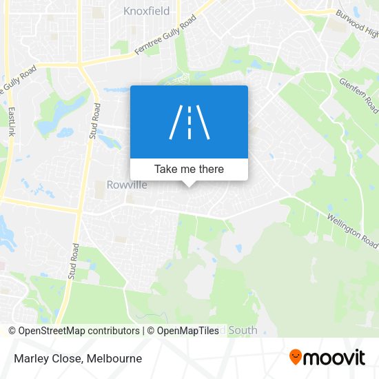 Marley Close map