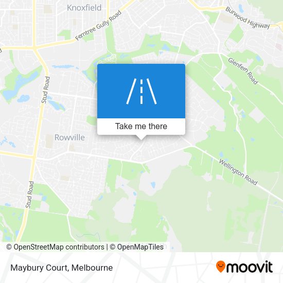 Maybury Court map