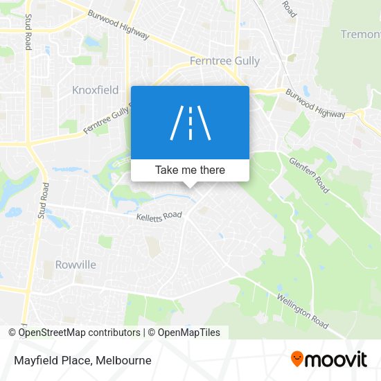 Mayfield Place map